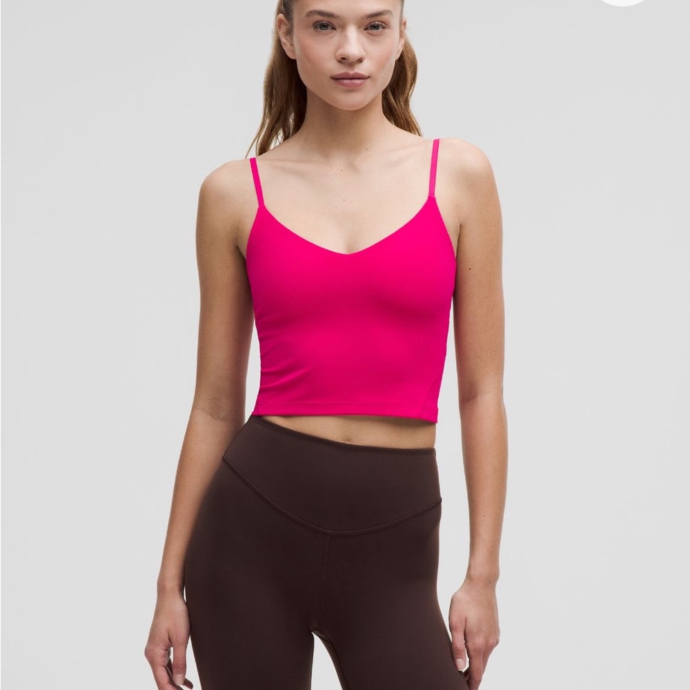 lululemon athletica pink sports bra